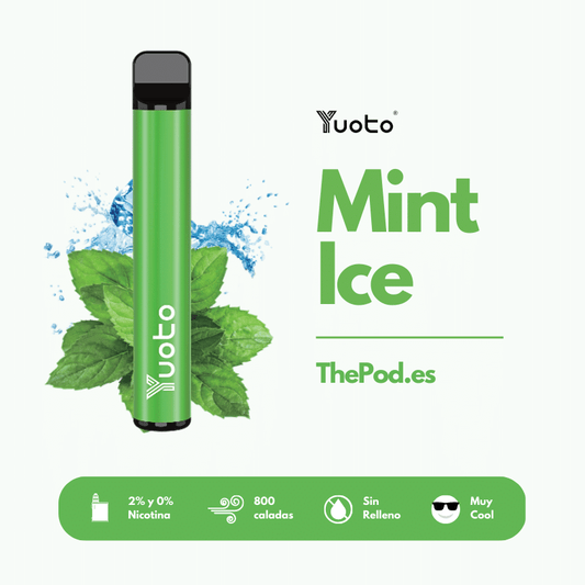 Yuoto Vape Mint Ice (2% y 0% Nicotina)