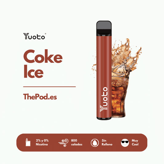 Yuoto Vape Coke Ice (2% y 0% Nicotina)