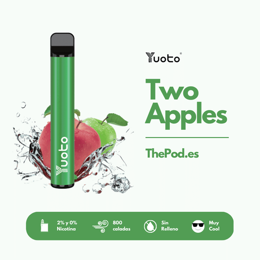 Yuoto Vape Two Apples (2% y 0% Nicotina)