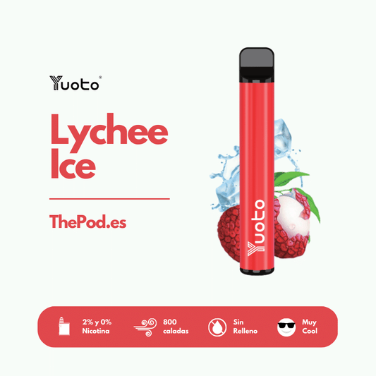Yuoto Vape Lychee Ice (2% y 0% Nicotina)