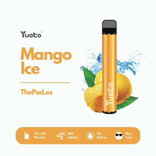 Yuoto Vape Mango Ice (2% y 0% Nicotina)