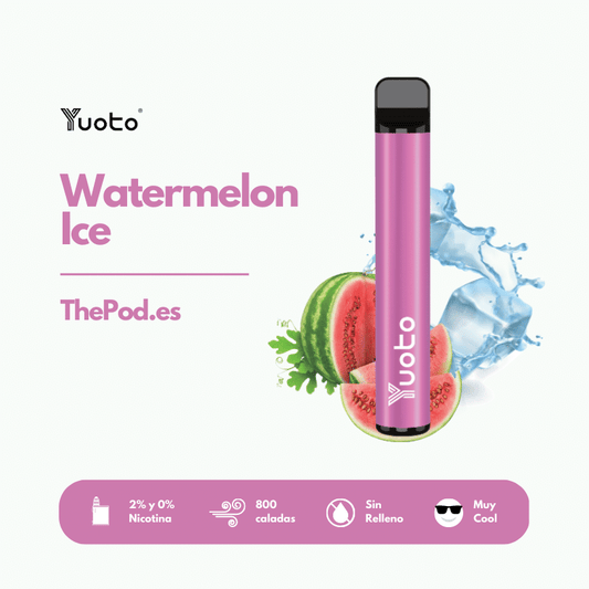 Yuoto Vape Watermelon Ice (2% y 0% Nicotina)