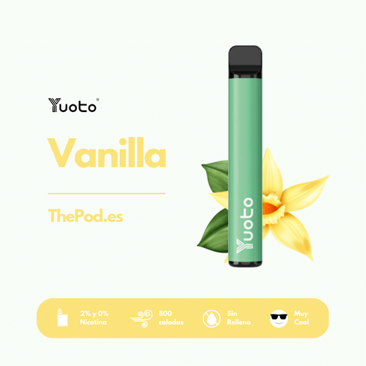 Yuoto Vape Vanilla (2% y 0% Nicotina)