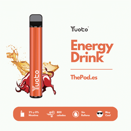 Yuoto Vape Energy Drink (2% y 0% Nicotina)