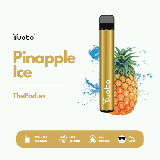 Yuoto Vape Pinapple Ice (2% y 0% Nicotina)
